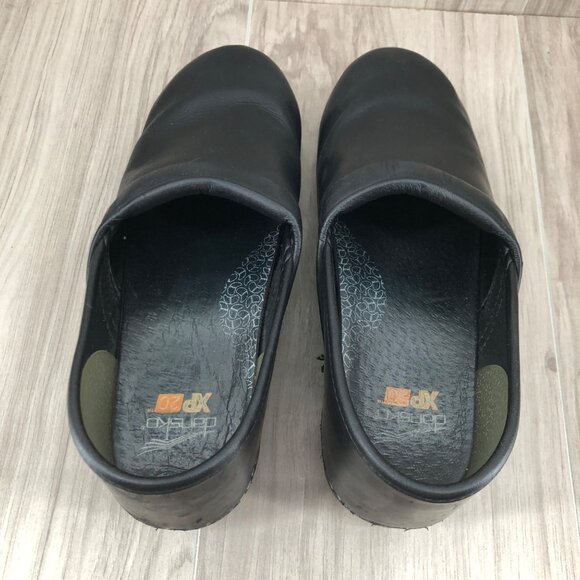 Dansko Clogs Womens EU 40 Black XP Leather Slip On Professional Shoes - Picture 10 of 12